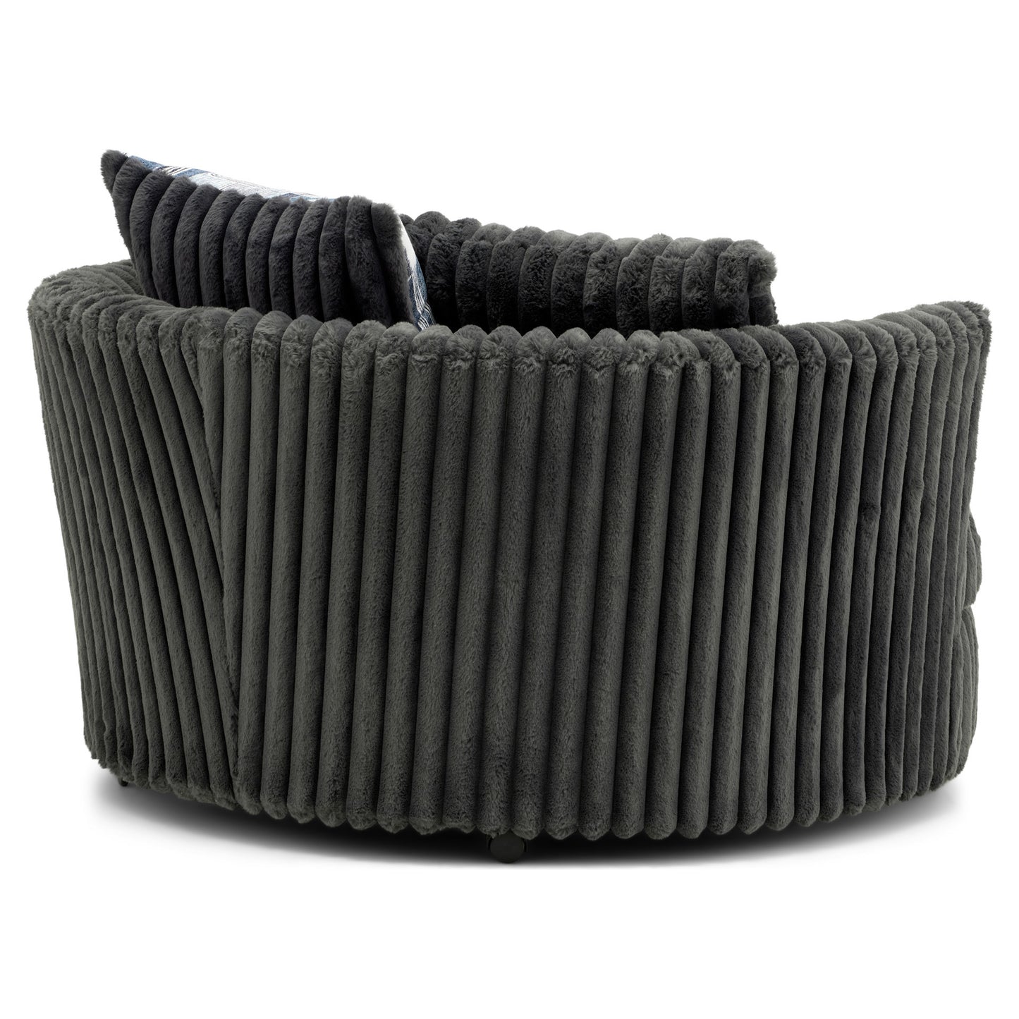 6129 Collection Fabric Swivel Chair with Castors