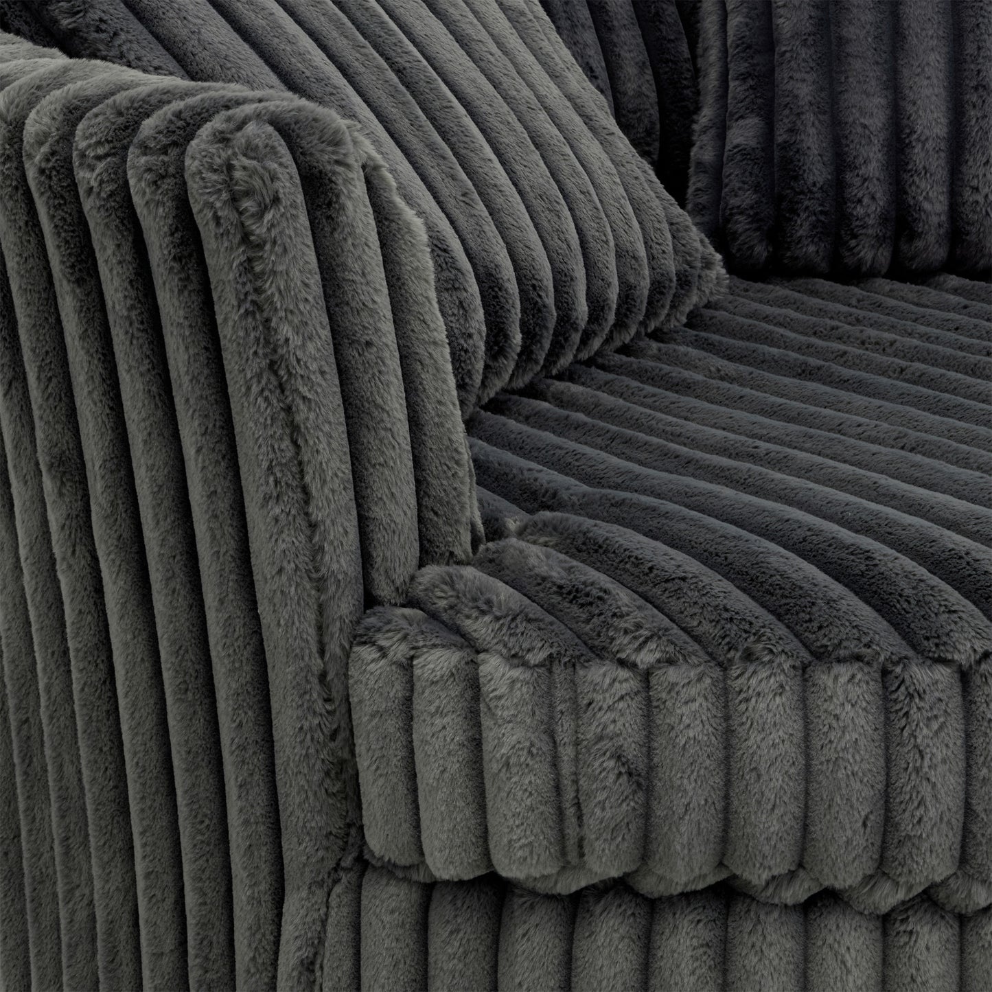 6129 Collection Fabric Swivel Chair with Castors