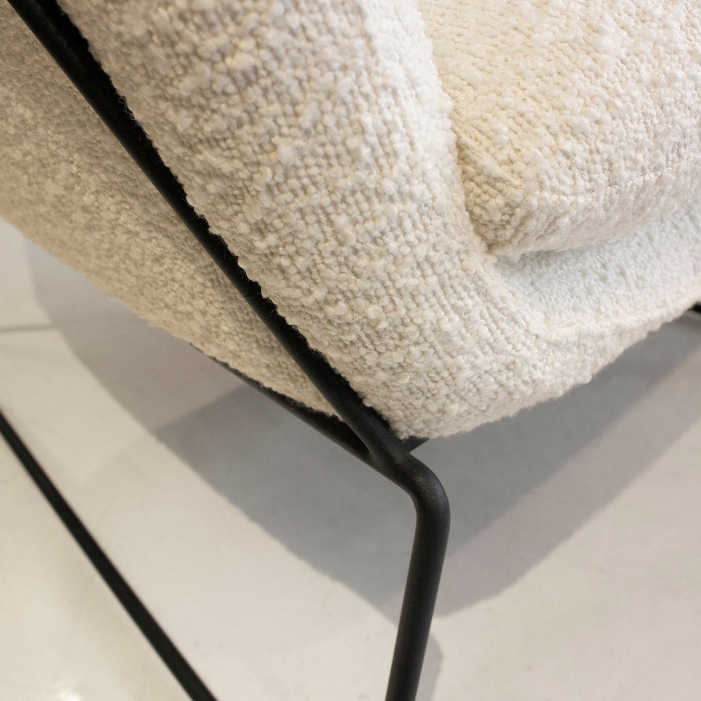 Jasper Occasional Chair In Cream Boucle