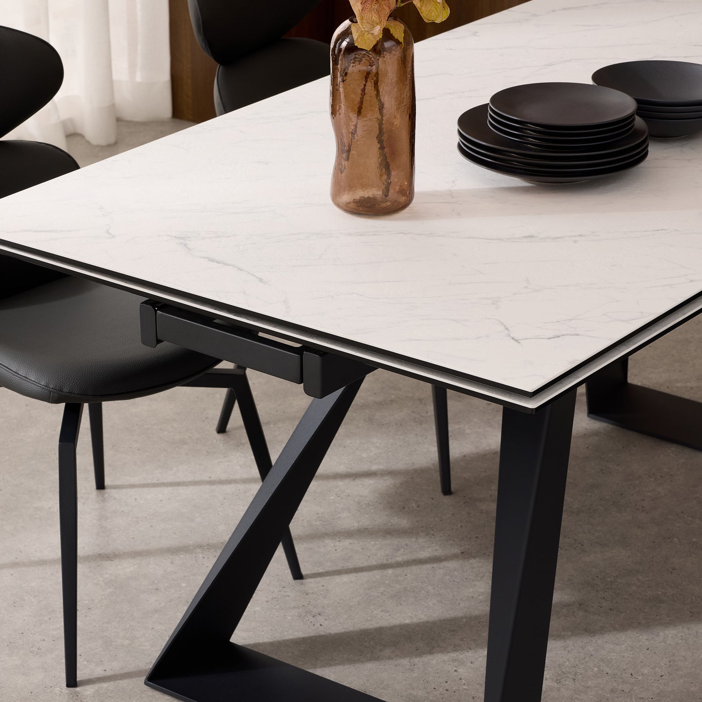 Bridge Double Extension Dining Table