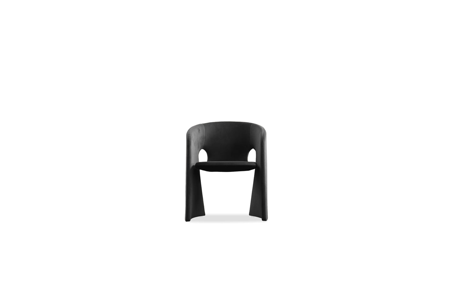 Vera Dining Chair In Crow Black
