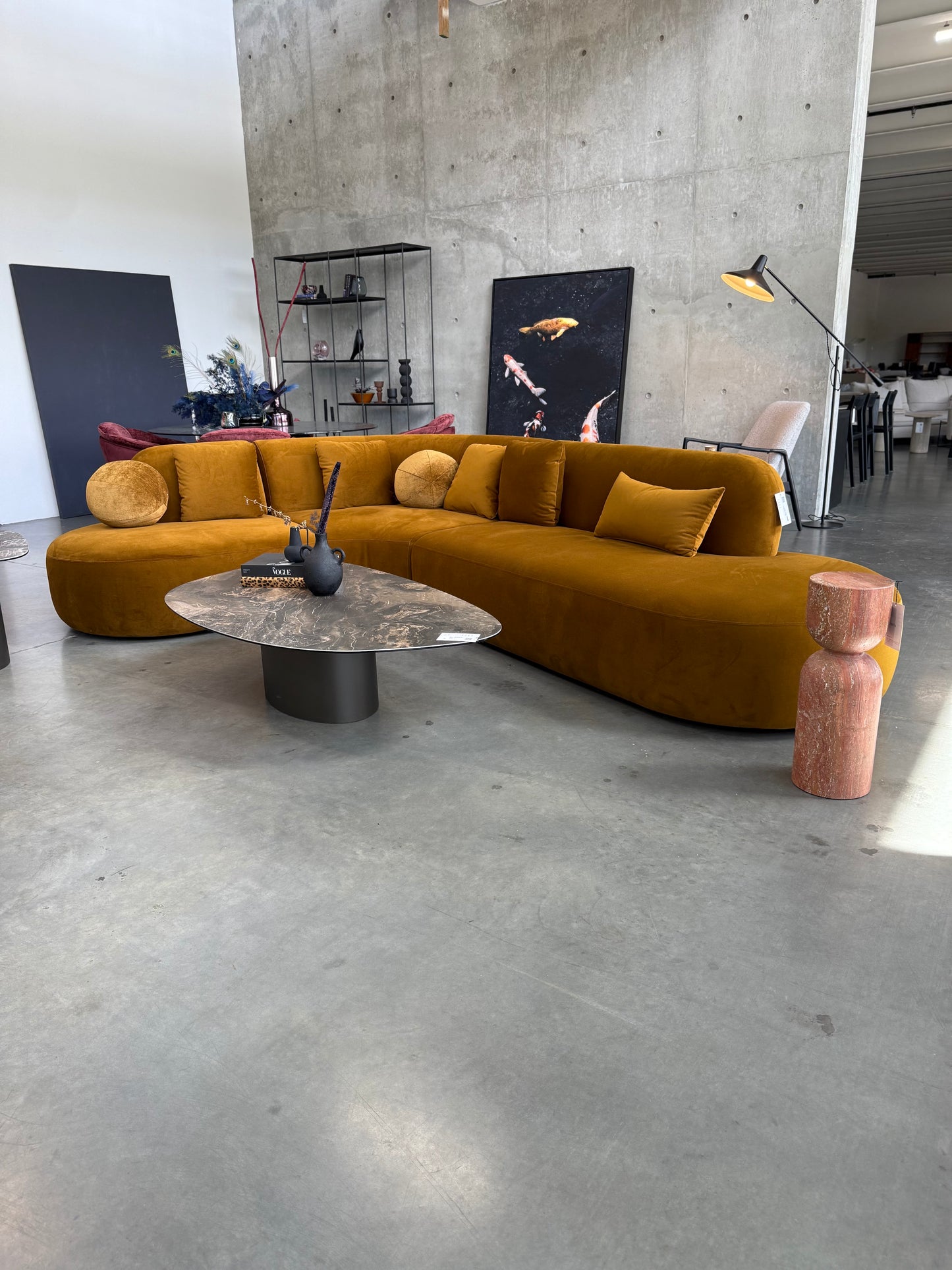 Itza Sectional Chaise In Calendula