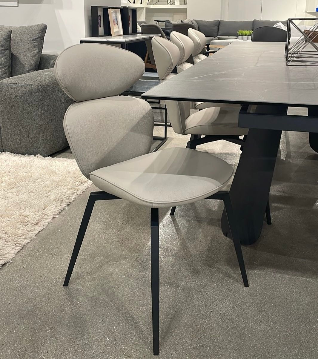 Antler Swivel Dining Chair In Light Taupe