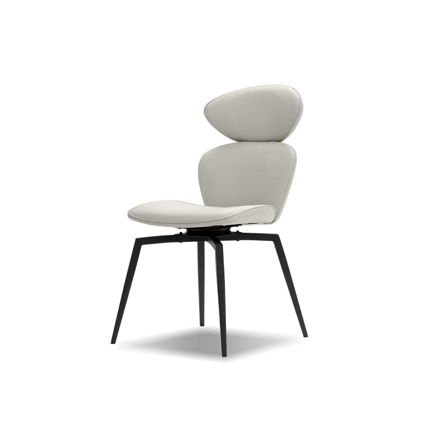 Antler Swivel Dining Chair In Light Taupe