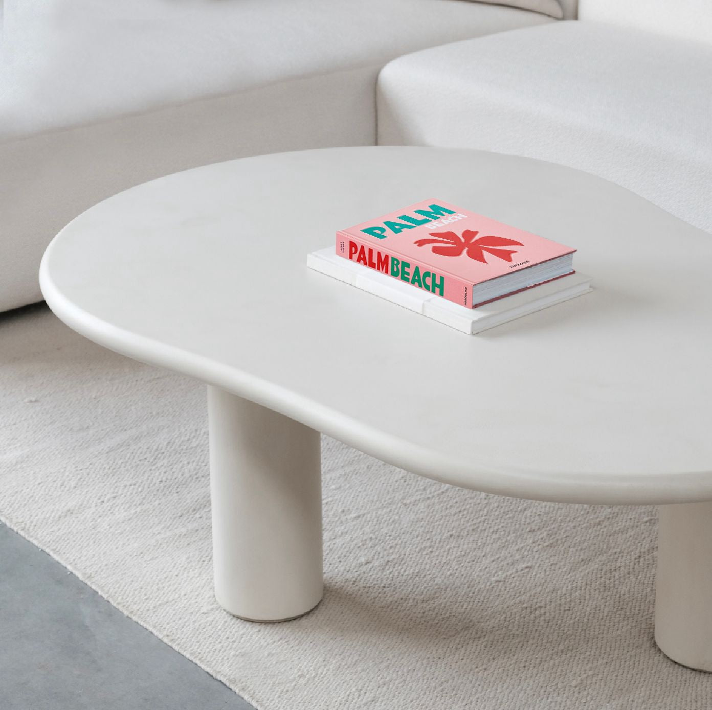 Puddle Coffee Table in Ivory