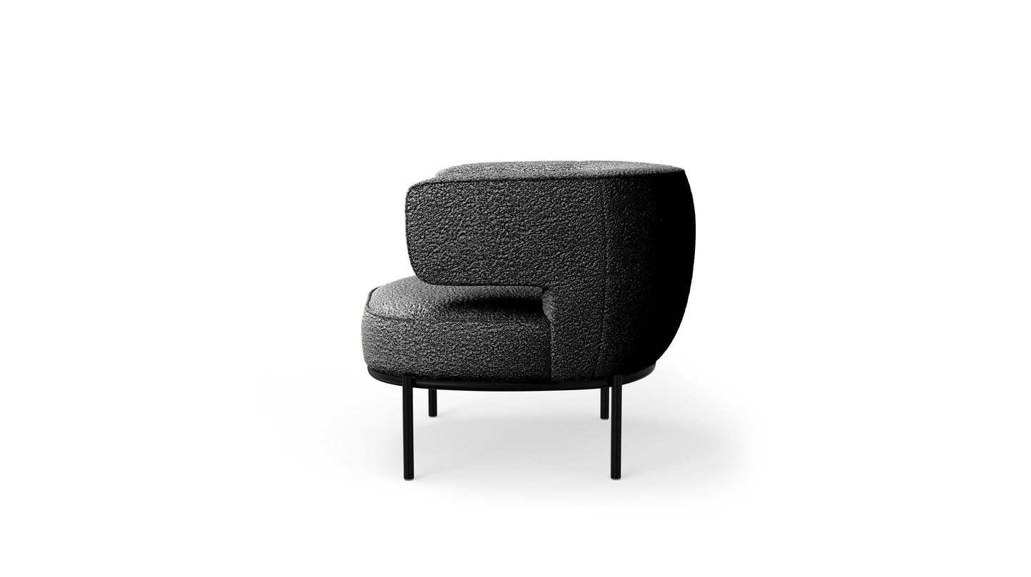 Finn Lounge Chair Black