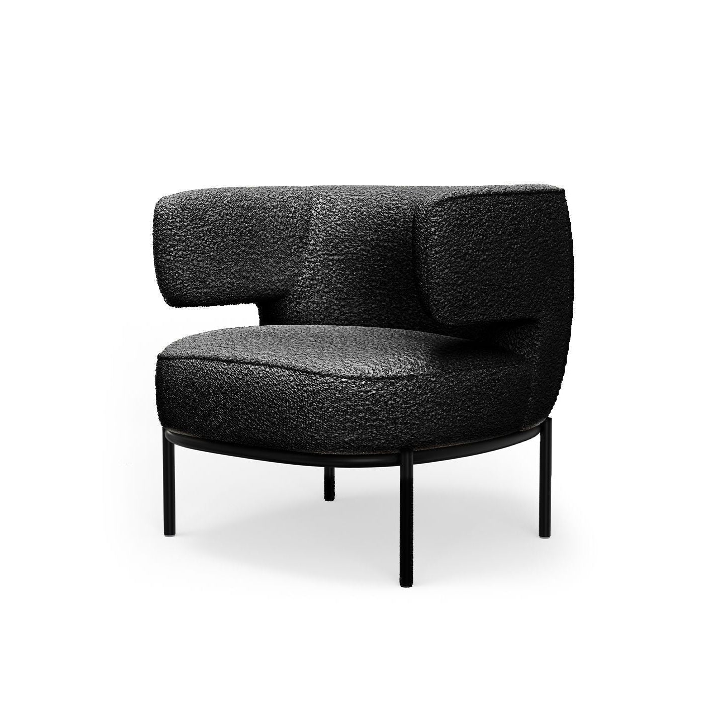 Finn Lounge Chair Black