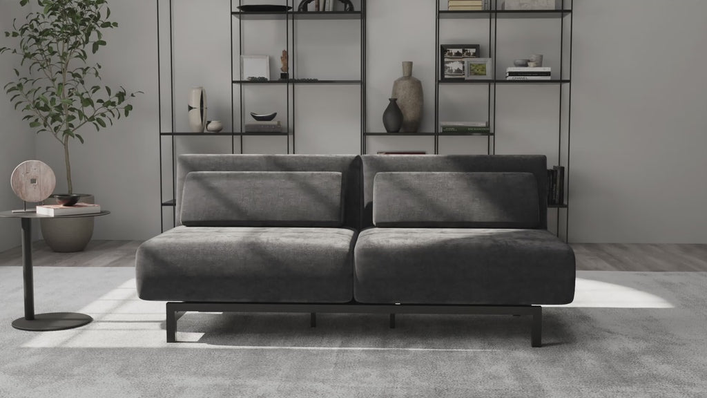 Iso Motion Sofa In Dusk Chenille