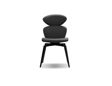 Antler Swivel Dining Chair In Slate Grey