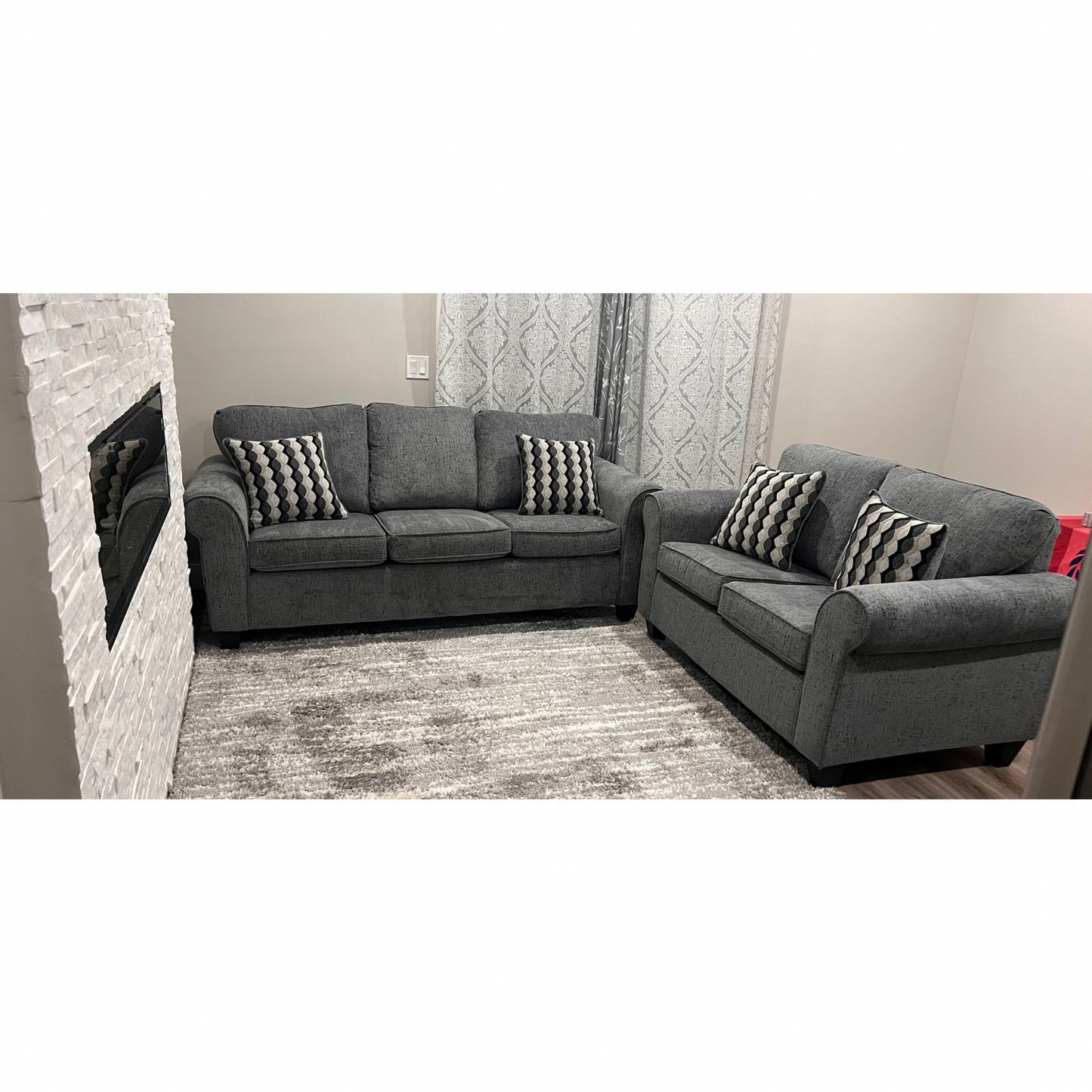 1005 Collection - Sofa and Loveseat Set