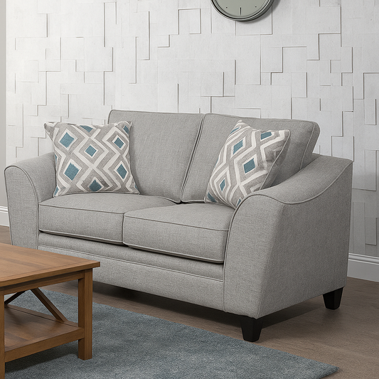 1010 Collection - Fabric Loveseat in Paradigm Quartz