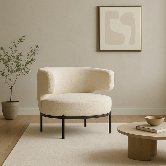 Finn Lounge Chair Ivory