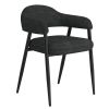Archer Dining Chair, set of 2, in Charcoal Fabric and