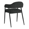 Archer Dining Chair, set of 2, in Charcoal Fabric and