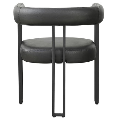 Scarlet Dining Chair, set of 2, in Black PU