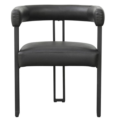 Scarlet Dining Chair, set of 2, in Black PU