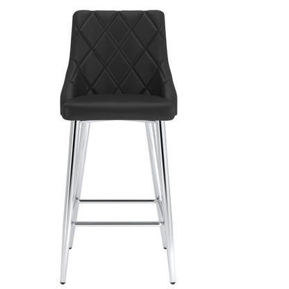Devo 26" Counter Stool, set of 2, in Black