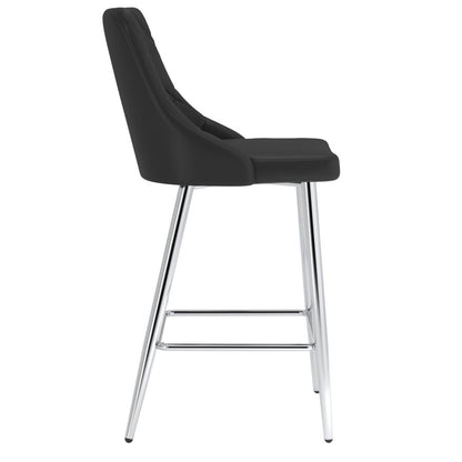 Devo 26" Counter Stool, set of 2, in Black