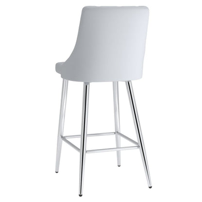 Devo 26" Counter Stool, set of 2, in Light Grey