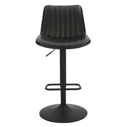 Kosi Adjustable Air-Lift Stool, set of 2, in Black