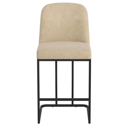Dario 26" Counter Stool, Set of 2 in Beige