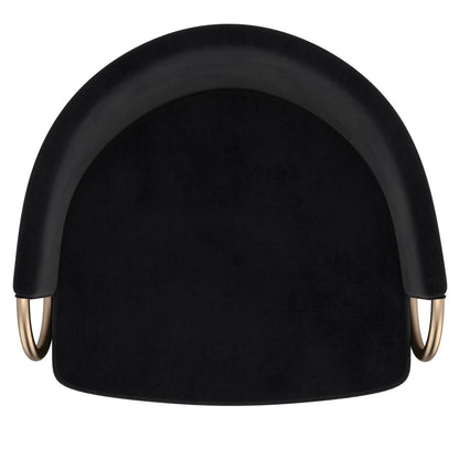 Lavo 26" Counter Stool, set of 2, in Black and Gold
