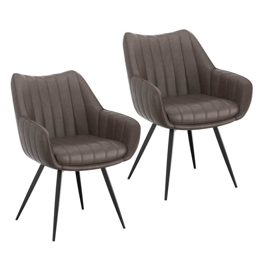 Bronx/Talon 5pc Dining Set in Natural Table with Charcoal Chair