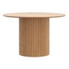 Tovas/Hudson 5pc Dining Set - Natural Table with Beige Chair