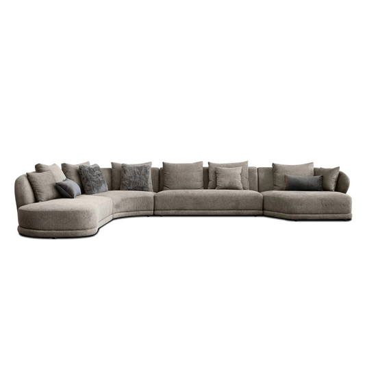 Voltaire Sectional Lsf Brindle Brown