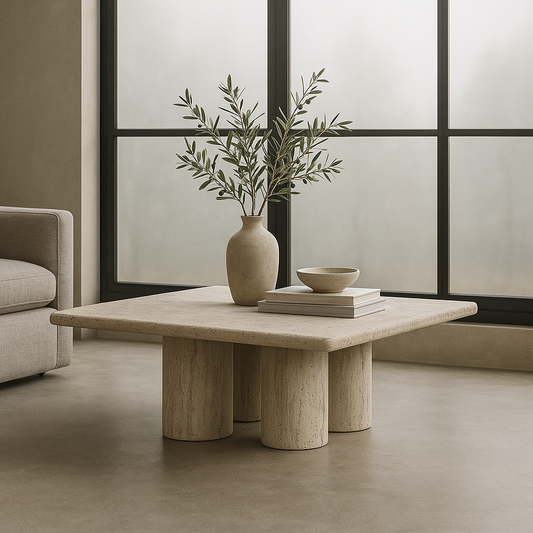 Shelter coffee table in White