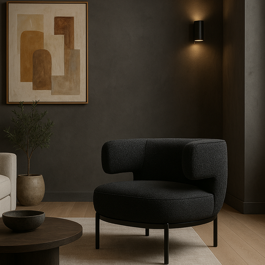 Finn Lounge Chair Black