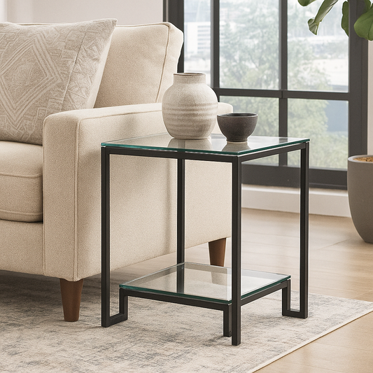 Krista Black End Table