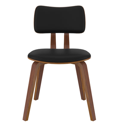 Suzette/Zuni 5pc Dining Set in Black with Black Chair