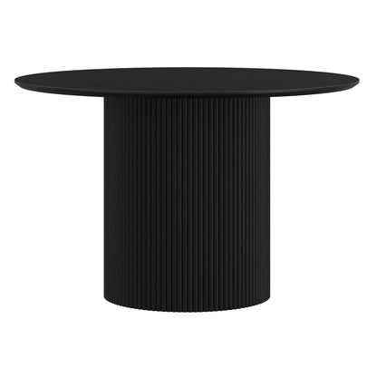 Tovas/Caprese 5pc Dining Set - Black Table with Black Chair