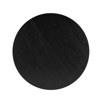 Tovas/Caprese 5pc Dining Set - Black Table with Black Chair