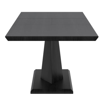 Eclipse/Antoine 7pc Dining Set in Black with Black Chair