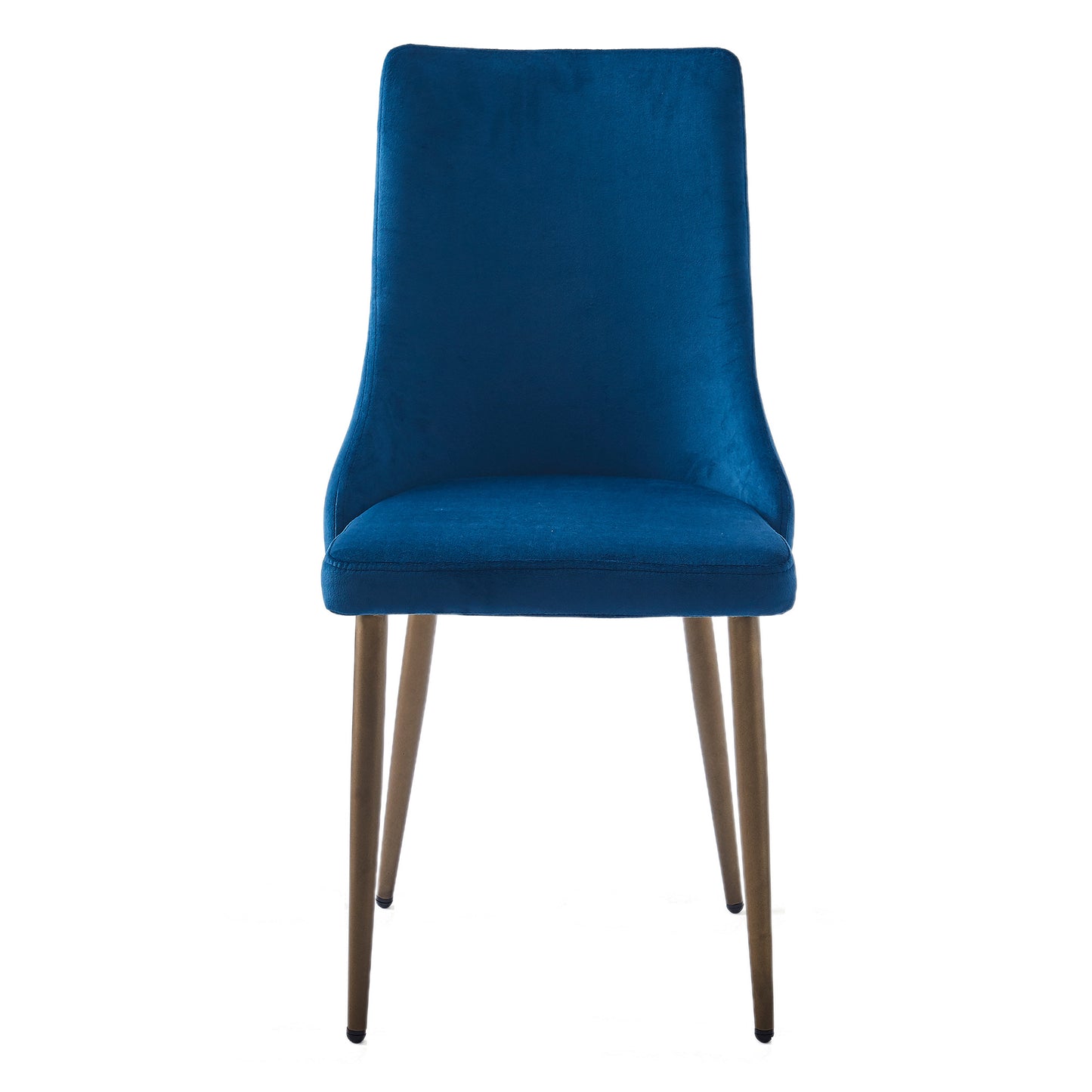 Carmilla Dining Chair, set of 2, in Blue and Aged Gold
