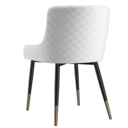 Xander Dining Chair, set of 2, in White and Black