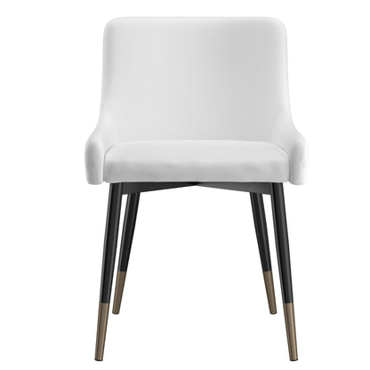 Xander Dining Chair, set of 2, in Light Grey and Black