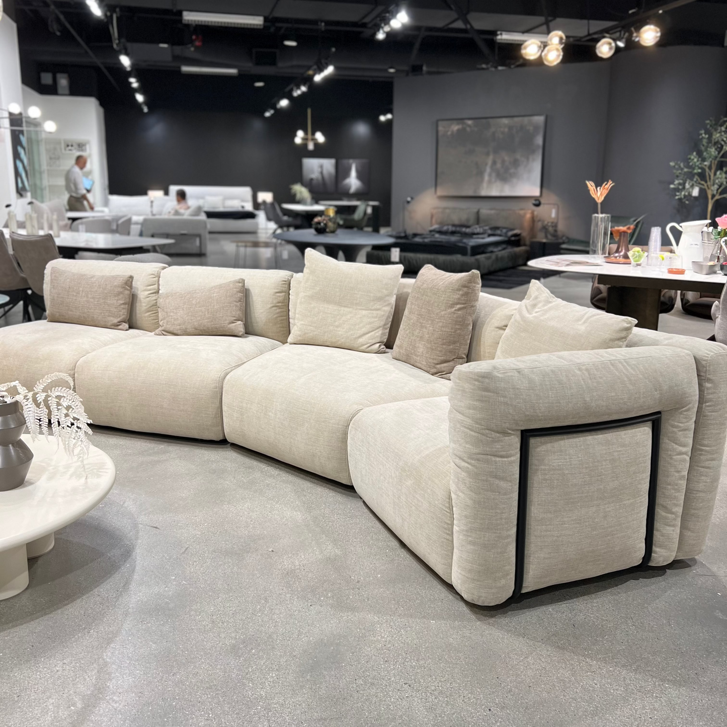 Maarten Raf Sectional In Desert Taupe