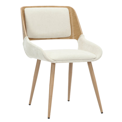 Hudson Dining Chair in Beige Fabric