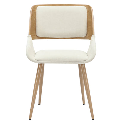 Hudson Dining Chair in Beige Fabric