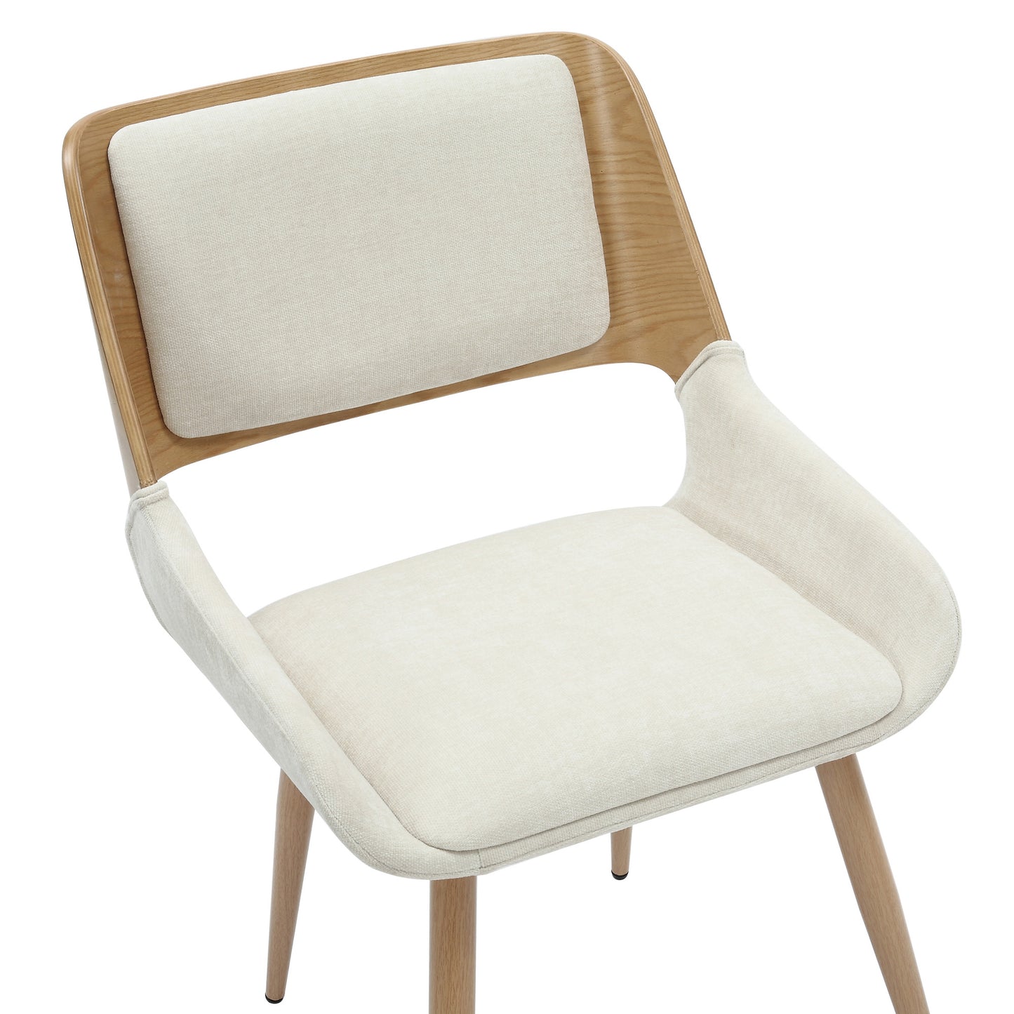 Hudson Dining Chair in Beige Fabric