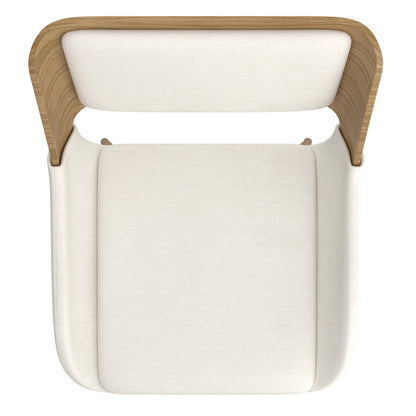 Hudson Dining Chair in Beige Fabric