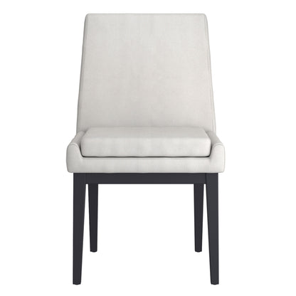 Cortez Dining Chair, set of 2, in Beige Fabric and Black