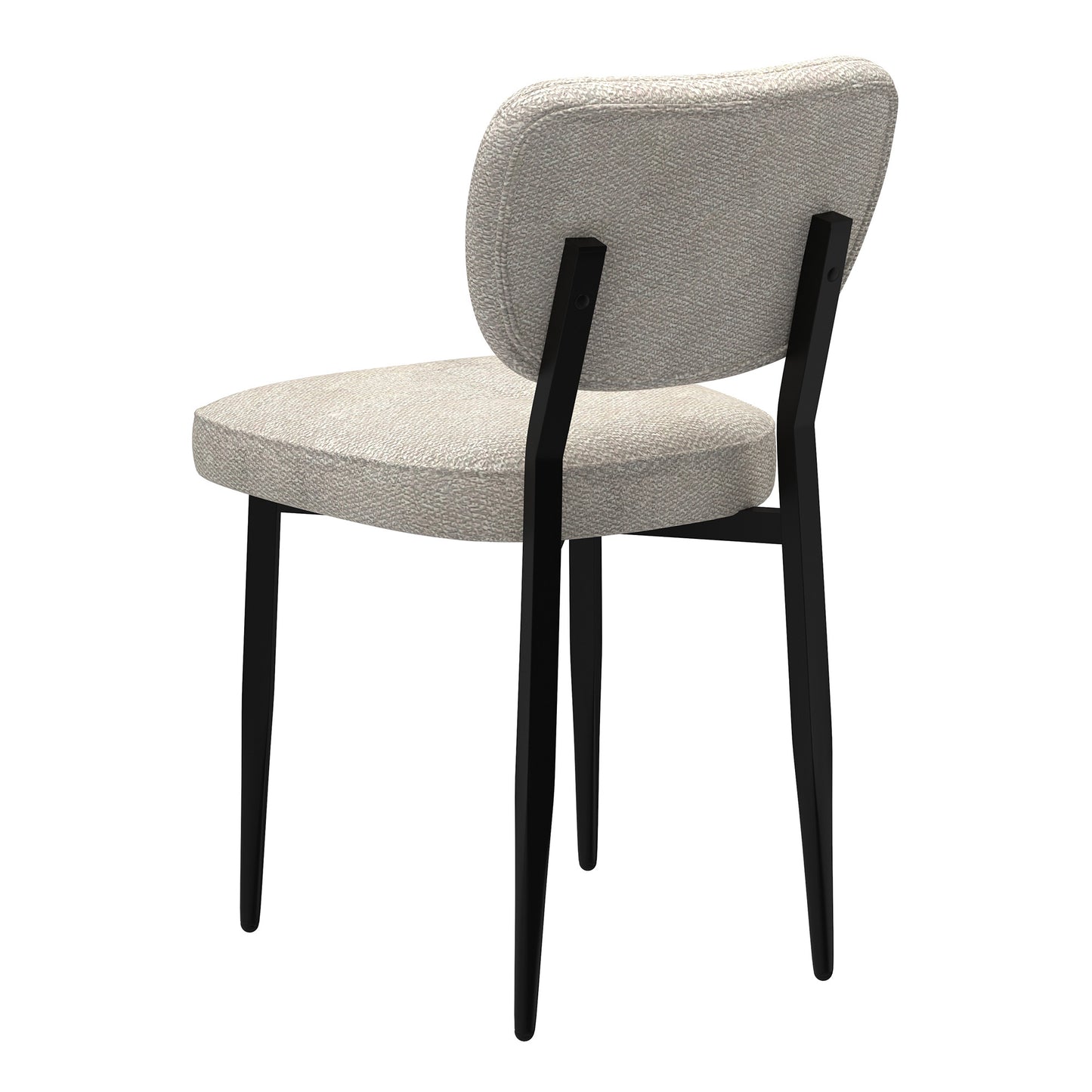 Zeke Dining Chair, set of 2, in Beige and Black