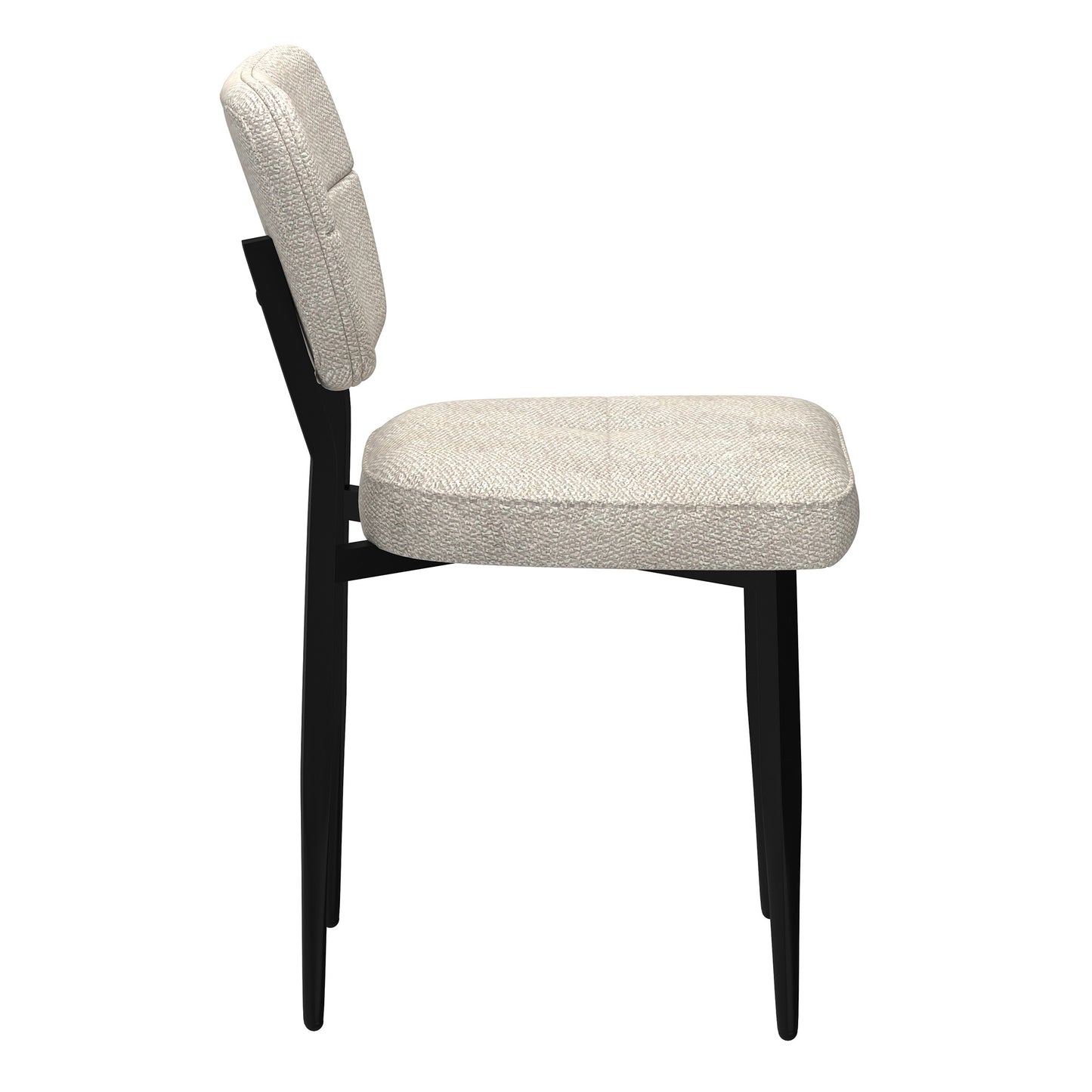 Zeke Dining Chair, set of 2, in Beige and Black