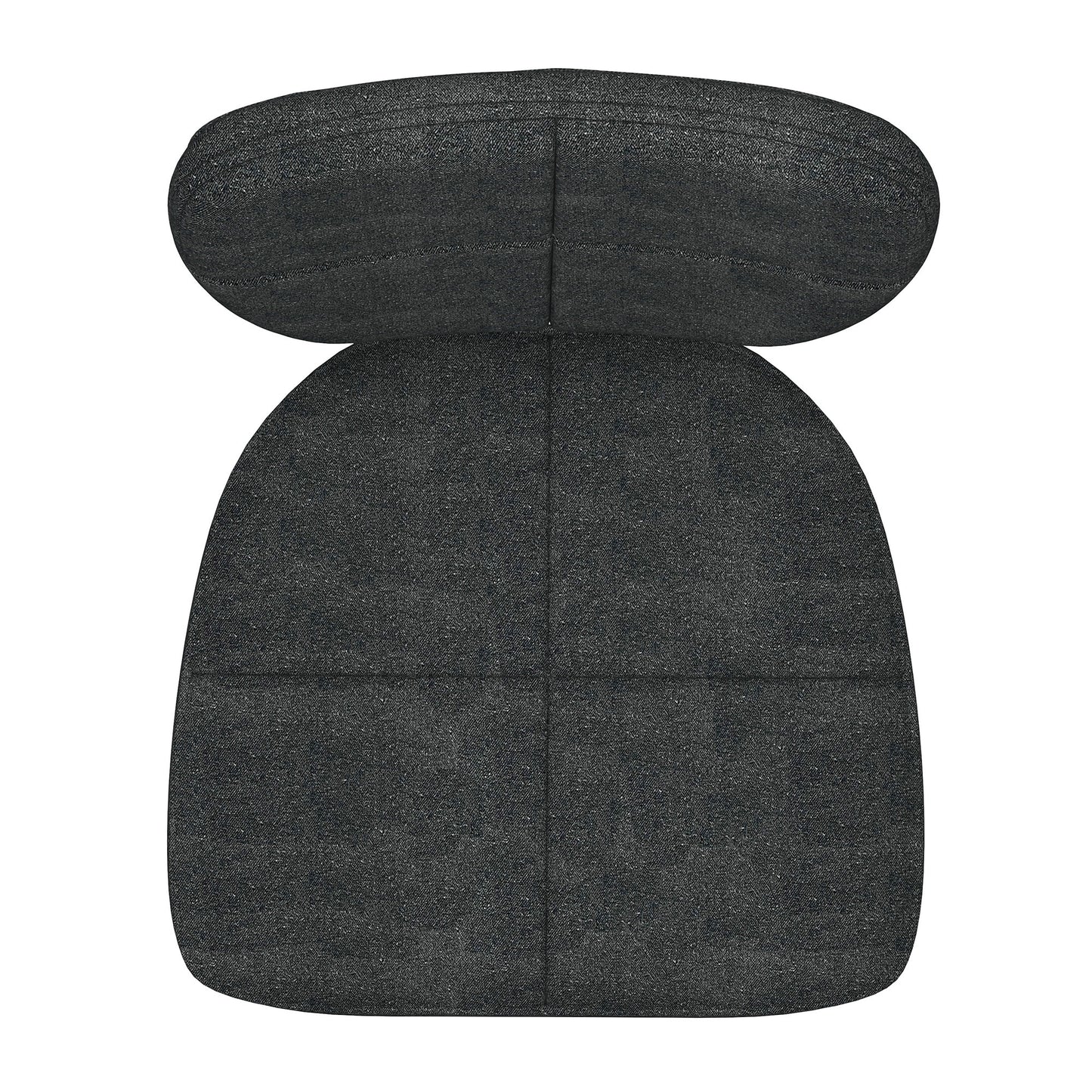 Zeke Dining Chair, set of 2, in Charcoal and Black