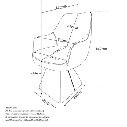 Caprese Dining Chair in Beige