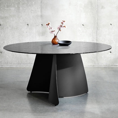 Orca Dining Table Round Black 63”
